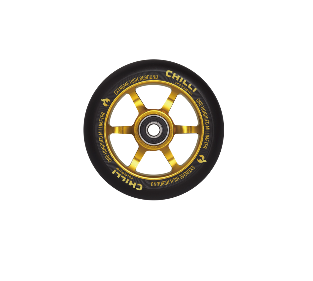 Chilli Rollen Wheel 3000 Series - 100mm - Gold