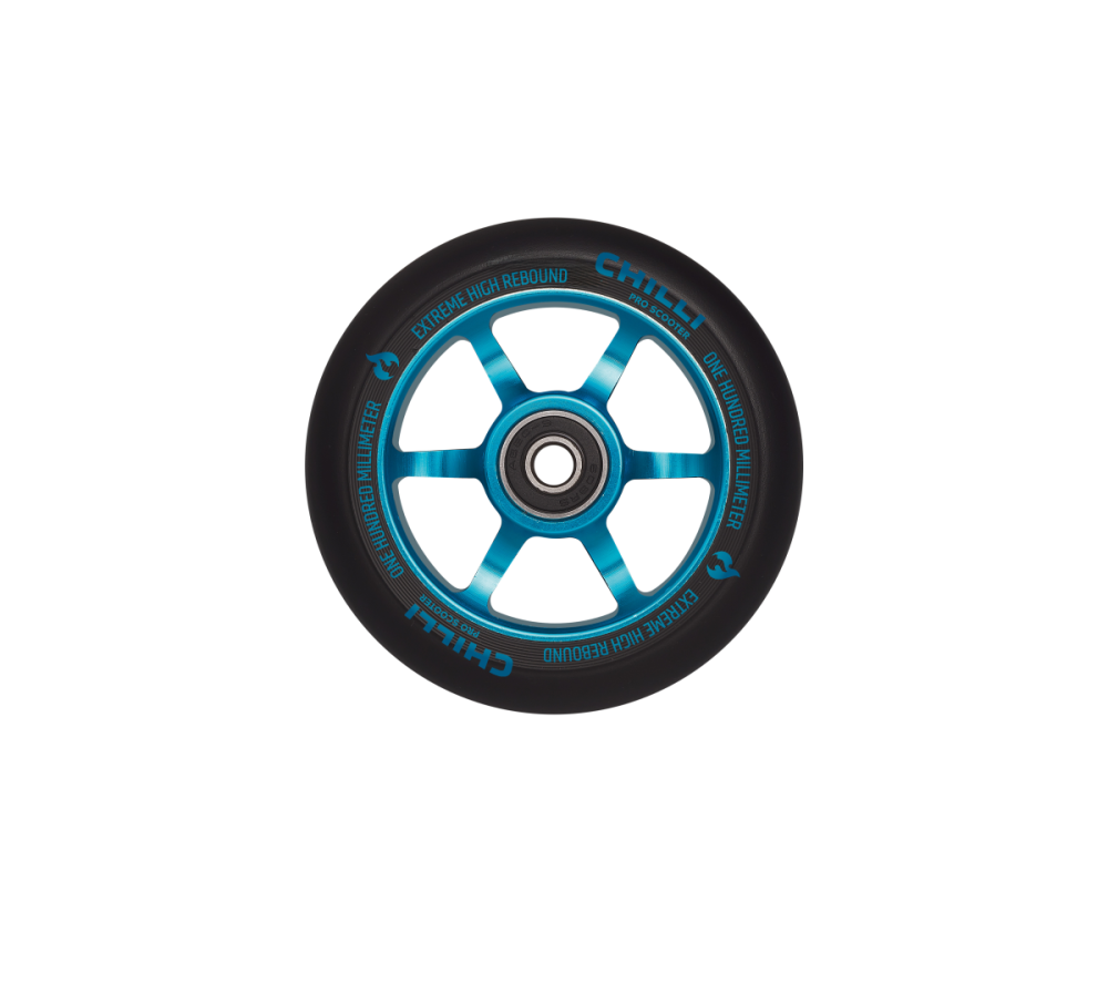 Chilli Rollen Wheel 3000 Series - 100mm - Blau