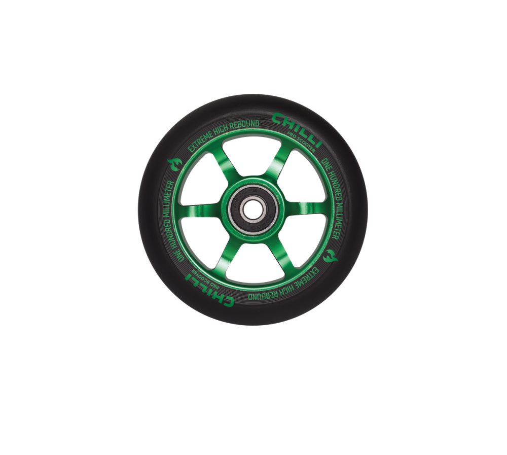 Chilli Rollen Wheel 3000 Series - 100mm - Grün