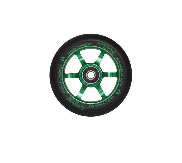 Chilli Rollen Wheel 3000 Series - 100mm - Grün