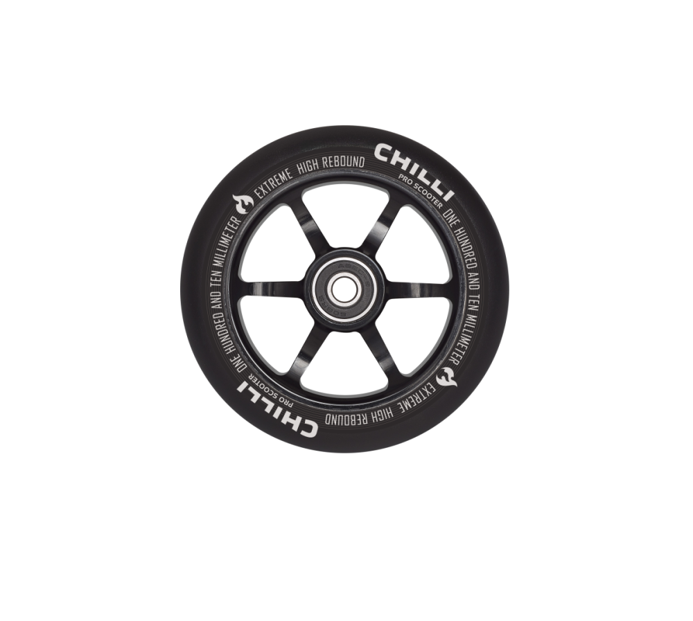 Chilli Rollen Chilli Wheel 5000 Series - 110mm - Black