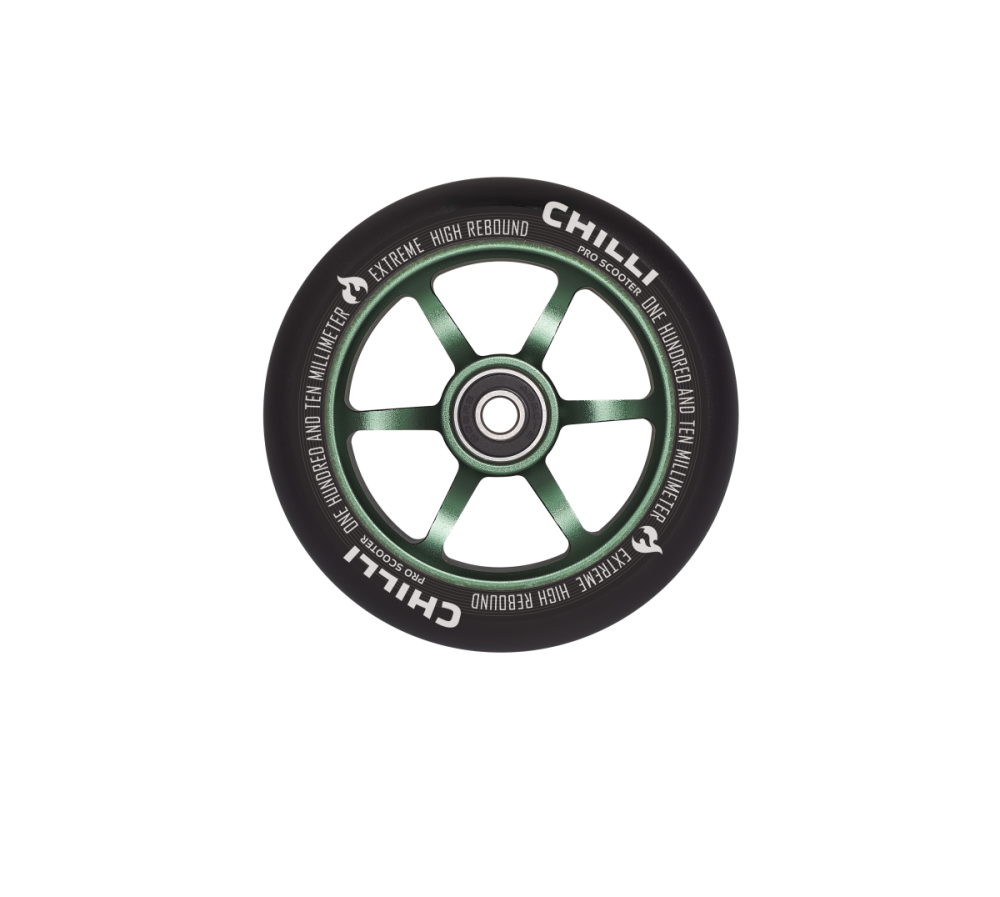 Chilli Rollen Chilli Wheel 5000 Series - 110mm - Green