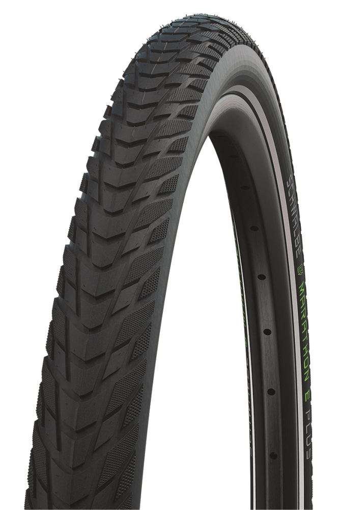 Schwalbe Pneu Marathon E-Plus 700x38C Starr mit Reflexstreifen black